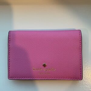 Kate Spade Pink Snap Card Holder